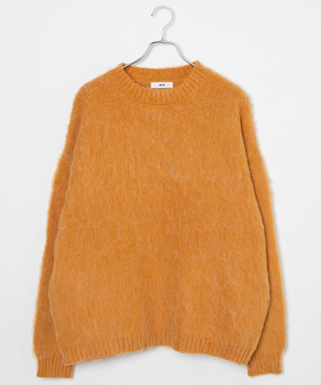 WEGO モヘアライクBIGプルオーバー マスタード