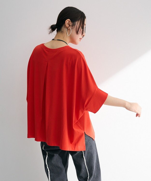 Green Parks 冷やっとすずやかドルマンプルオーバー Red