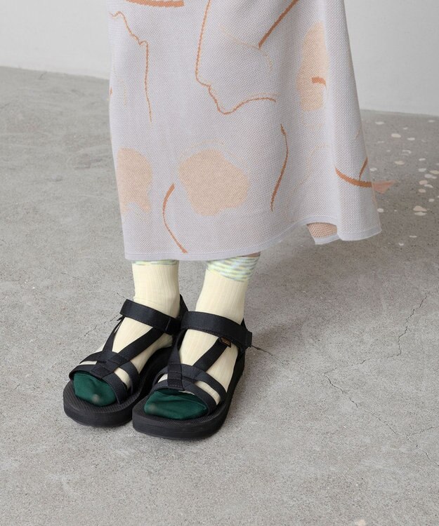 TRICOTE KASURI RIB SOCKS／かすりリブソックス 52YELLOW
