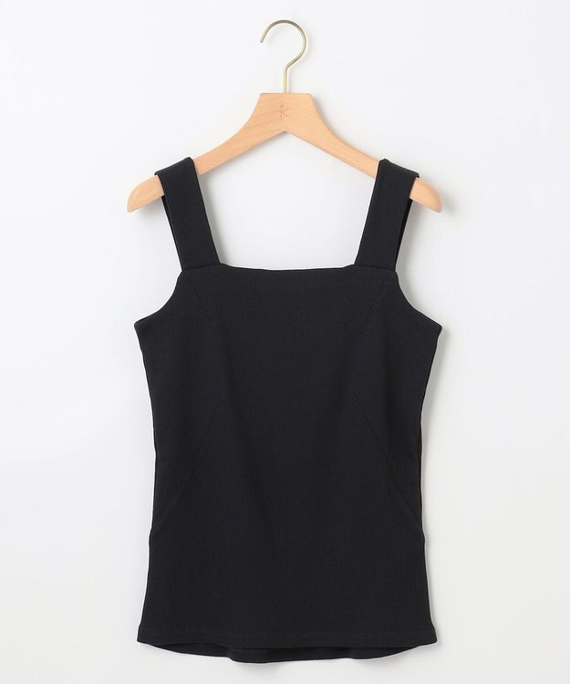 組曲 テレコスクエア タンクトップ ブラック系