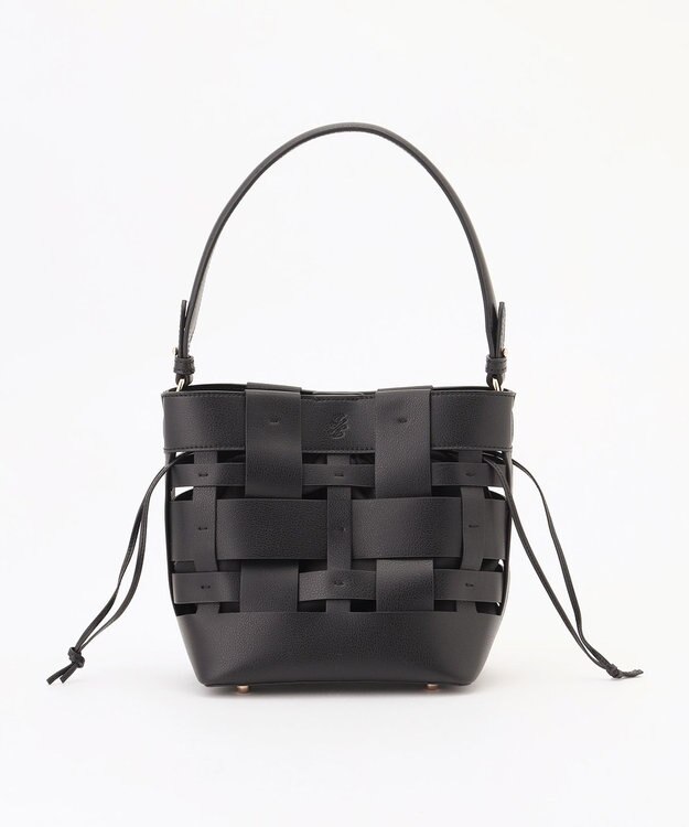 自由区 ランダムメッシュミニ バッグ ブラック