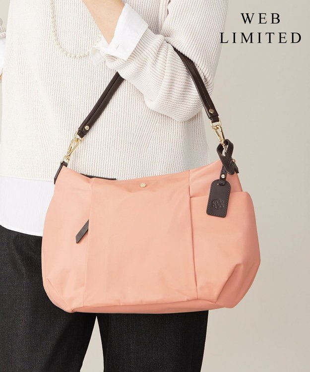 J.PRESS LADIES 【新色登場！・WEB限定カラーあり・2way】ナイロン ショルダー バッグ 【WEB限定】オレンジ系