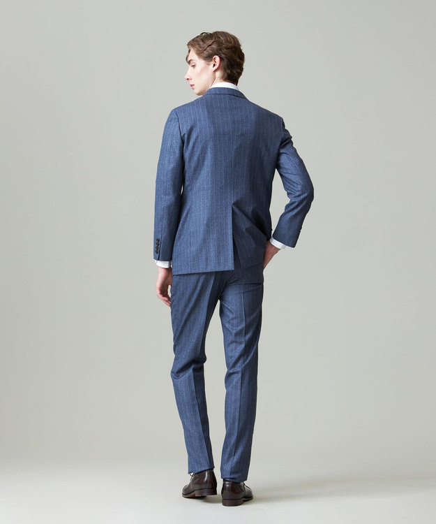 J.PRESS MEN 【ESSENTIAL CLOTHING】ミルドクリーンストライプ スーツ/総裏 ダルブルー系2