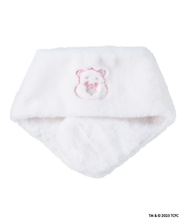MOONBAT Care Bears(ケアベア) フェイクファーマフラー 手洗い可能 オフホワイト