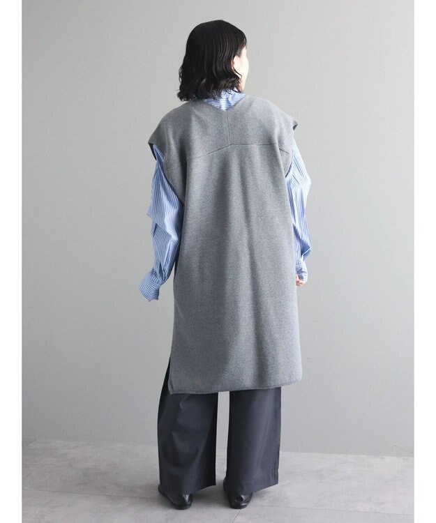 CRAFT STANDARD BOUTIQUE ジレニットワンピース Gray Mixture