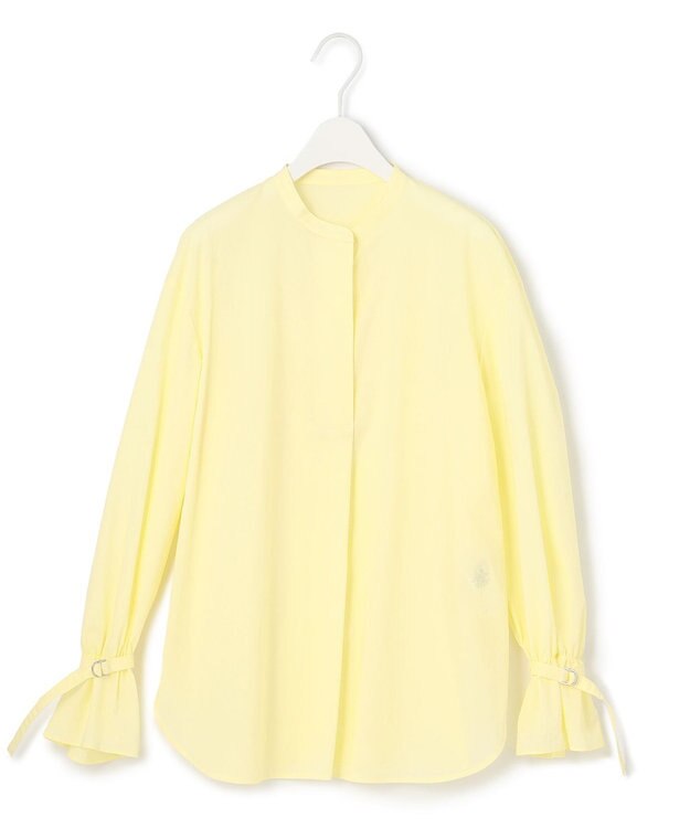 ICB 【洗える】エコナイロンストレッチ プルオーバーブラウス ライトイエロー系