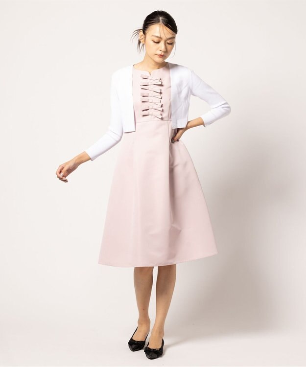 TOCCA 【洗える・消臭】WITH RIBBONS ドレス ピンク系