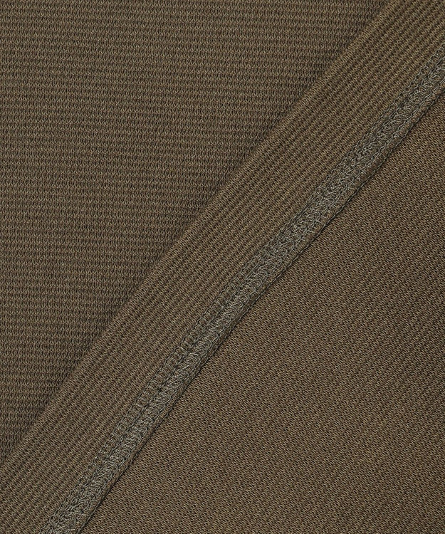 uncrave コットンミラノ アメスリ トップス（uncrave WHITE） カーキブラウン