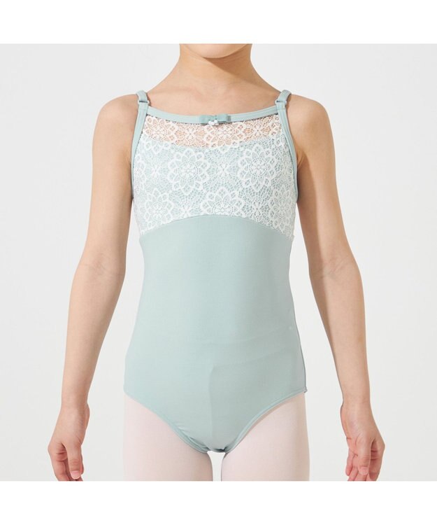 Chacott キャミソールレオタード シーグリーン