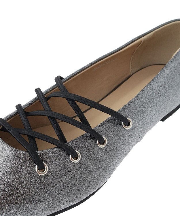 Green Parks ・ｓｏｕｖｅｎｉｒｖｅｌｌｅ　レースアップパンプス Silver