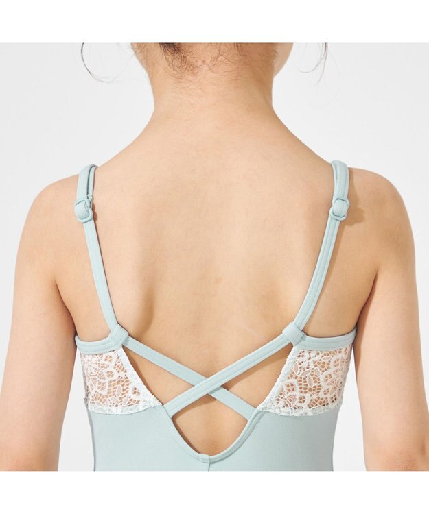 Chacott キャミソールレオタード シーグリーン