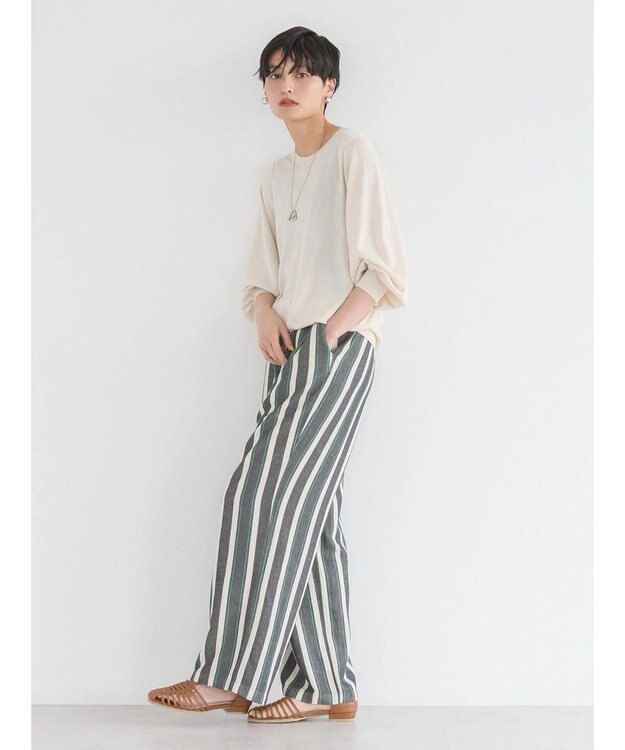 AMERICAN HOLIC ドルマンハイゲージニットプルオーバー Ivory