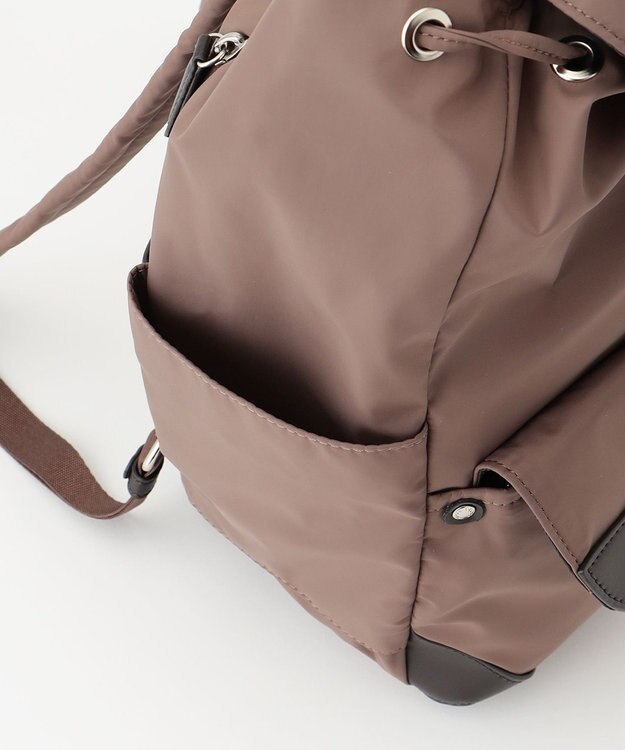 Y'SACCS ミリタリーフラップリュックサック チョコ