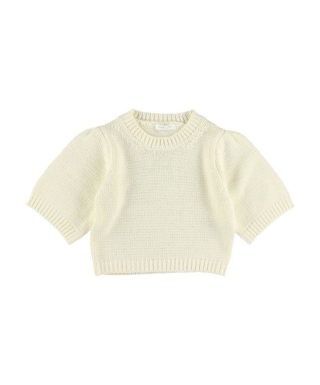 Green Parks ローゲージニットＴシャツ Off White