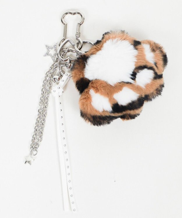 WEGO ファーにくきゅうセットキーホルダー 柄3