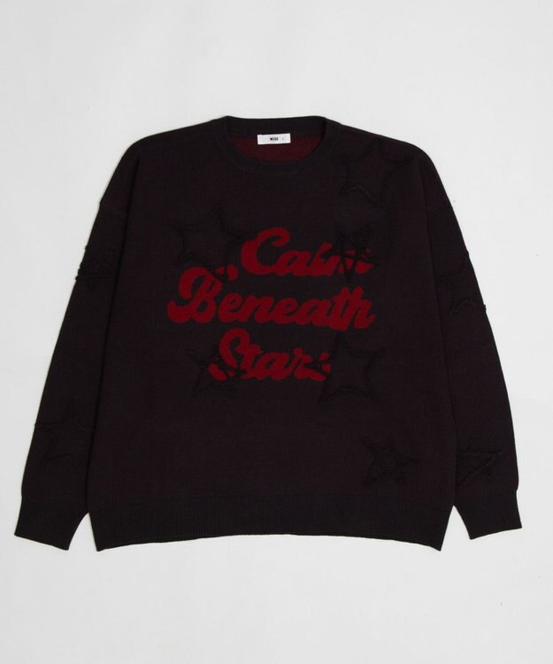 WEGO 【ユニセックス着用ITEM】パイルジャガードプルオーバー スミクロ