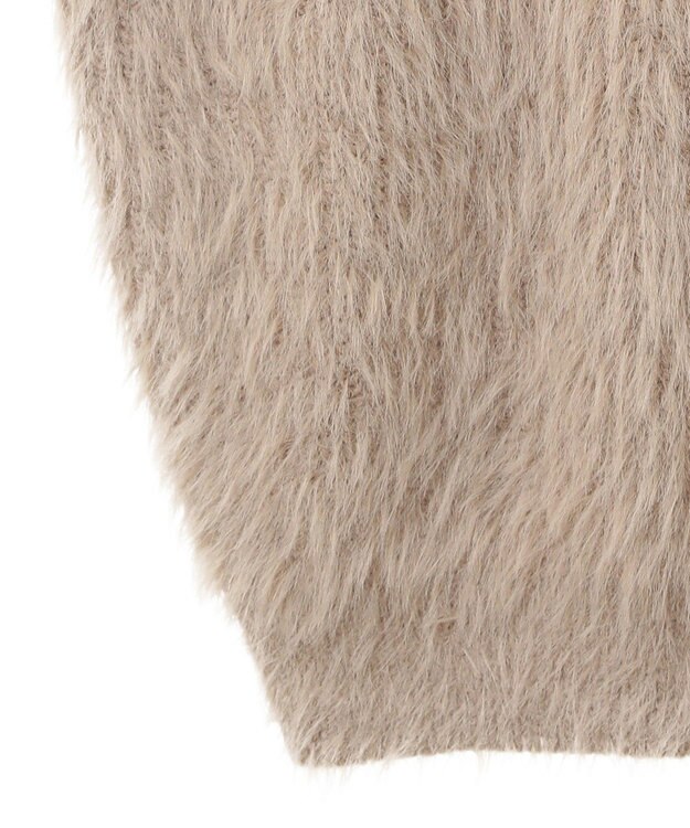 earth music&ecology シャギーベスト Mocha