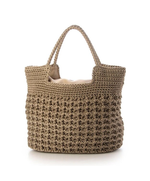 UNBILLION カシュカシュ cachecache / 柄編みベーシックトート オーク