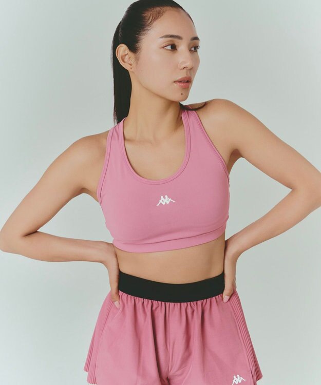 OP／FILA 【Kappa】Yバックブラトップ ダークピンク