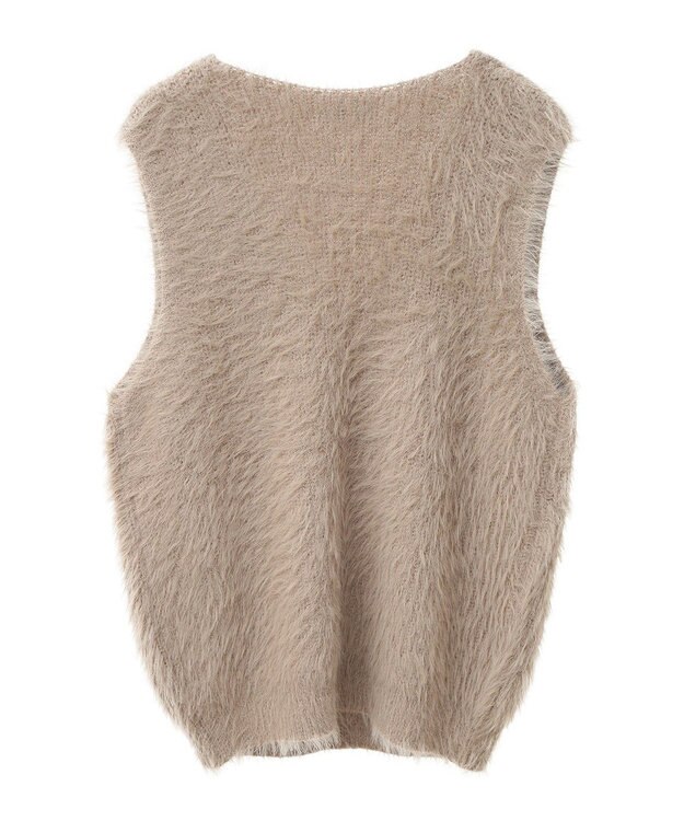 earth music&ecology シャギーベスト Mocha