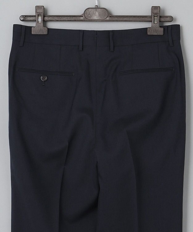 GOTAIRIKU ウォッシャブル ウール トラウザーズ（１タック） ネイビー系