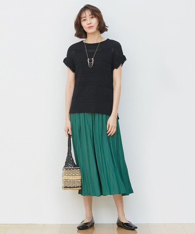 自由区 MAISON N.H PARIS ネットカゴバッグ ブラック系