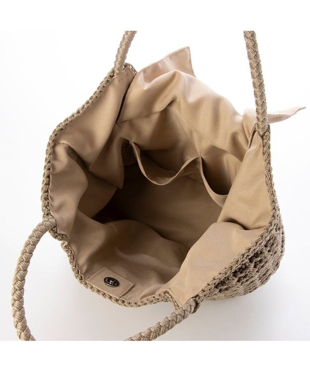 UNBILLION カシュカシュ cachecache / 柄編みベーシックトート オーク