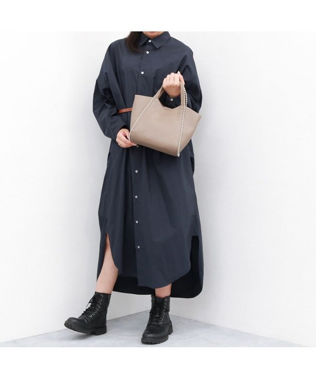 UNBILLION 【テレビ ドラマ着用アイテム】カシュカシュ cachecache / ボールチェーン2wayミニトートバッグ オーク