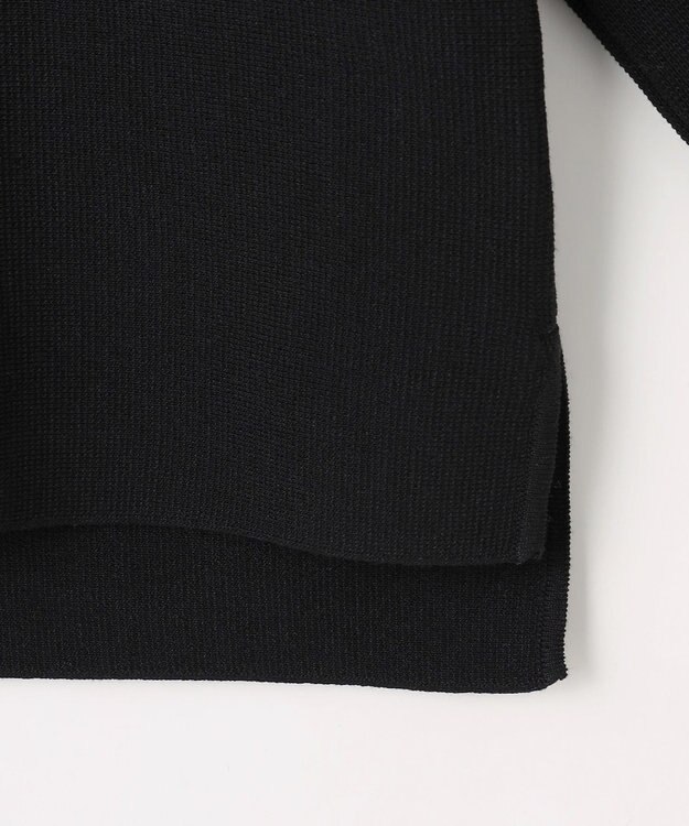 ANY L 【2SET】バイカラーニット×スエードスカートセット ブラック×キャメル