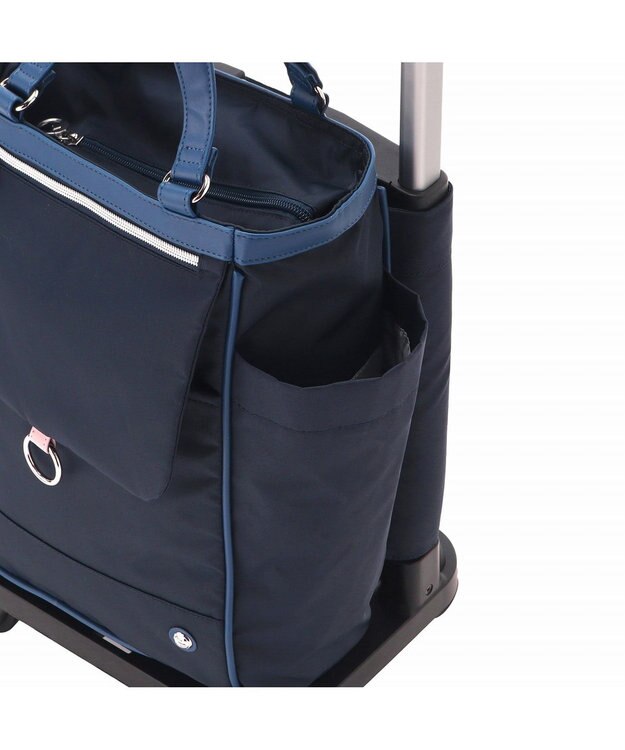 ACE BAGS & LUGGAGE soelte オートゥイユ お買い物キャリーバッグ 13L 機内持込 キャスターストッパー 36001 ソエルテ ネイビー
