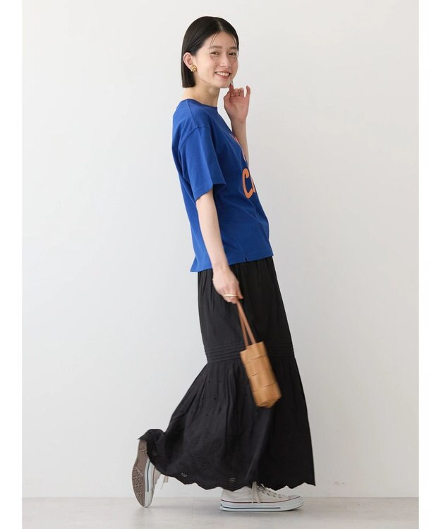 AMERICAN HOLIC Ｏｎｅ　ｗｏｒｄ　ロゴカットプルオーバー Blue