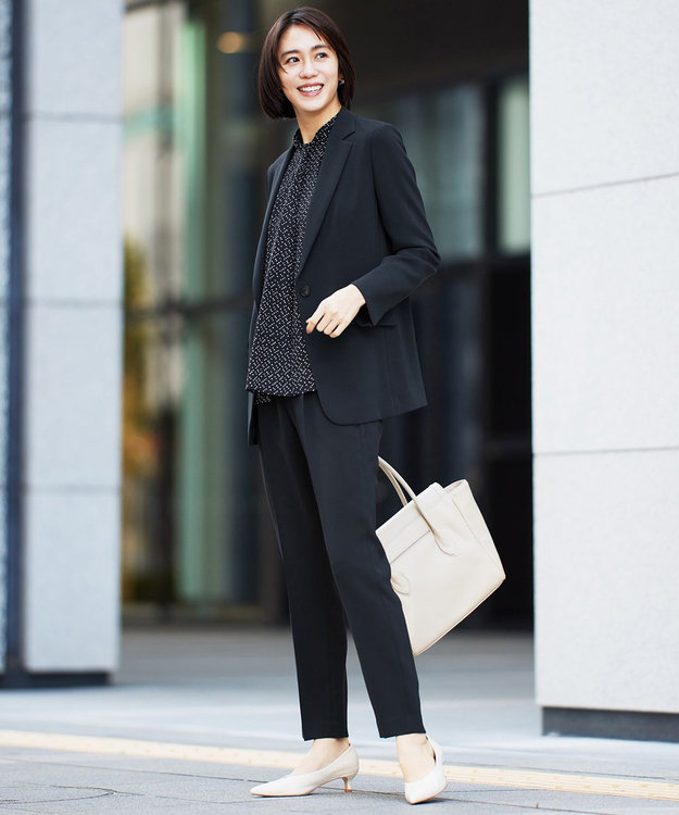 自由区 S 【カタログ掲載・セットアップ対応】トリアセダブルクロステーラード ジャケット ネイビー