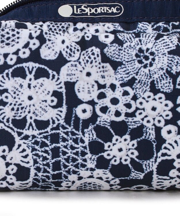 LeSportsac RECTANGULAR COSMETIC/フローラルレースネイビー フローラルレースネイビー