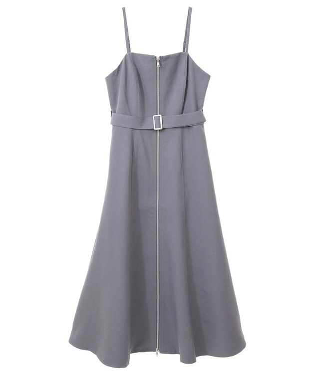 earth music&ecology ダブルジップキャミワンピース Light Gray