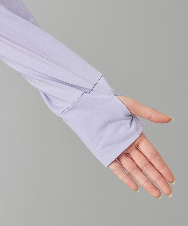 Chacott Chacott BALANCE EasyCare+フレアジャケット モーブ