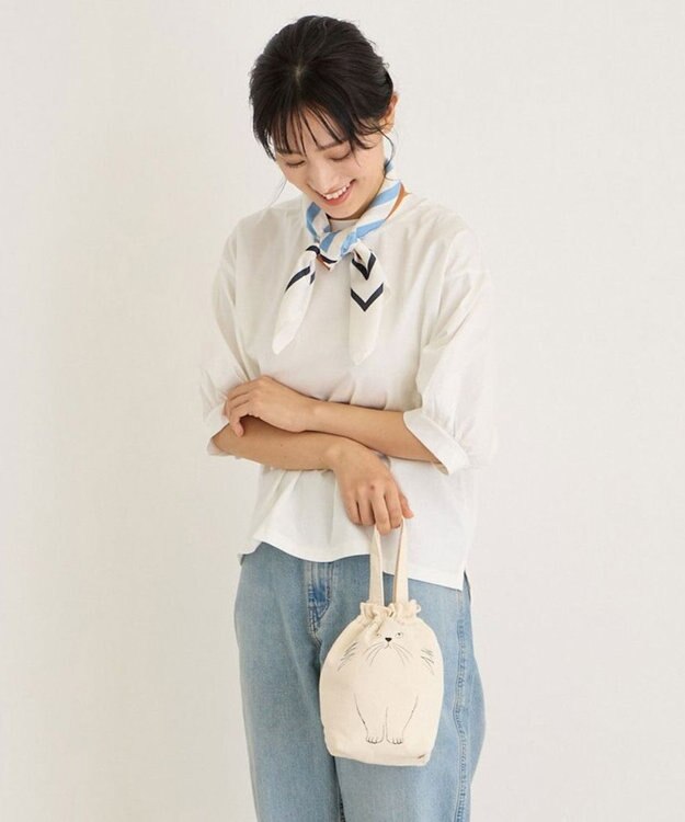 ROOTOTE 6424【簡易保冷】RT.サーモキーパー.ネコキン-A 01：ナチュラル