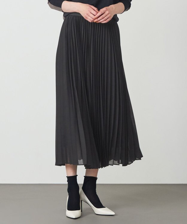 BEIGE， MOYE / プリーツスカート Navy