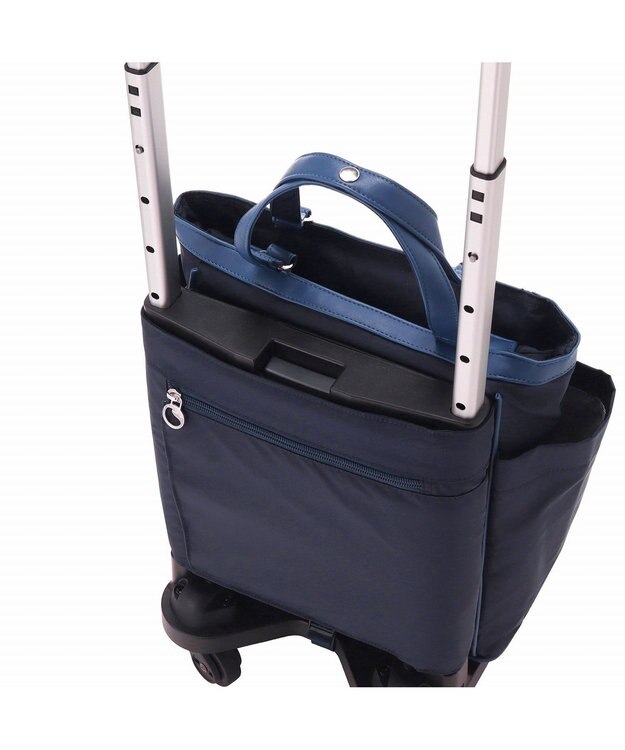 ACE BAGS & LUGGAGE soelte オートゥイユ お買い物キャリーバッグ 13L 機内持込 キャスターストッパー 36001 ソエルテ ネイビー