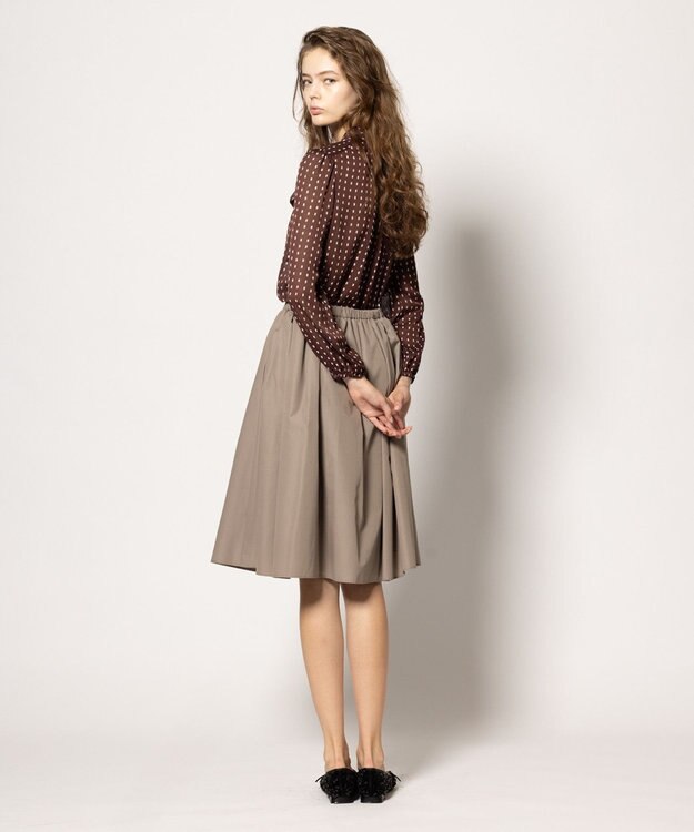 TOCCA 【消臭・洗える】ALLURING BEAUTY ブラウス ブラウン×ピンク系