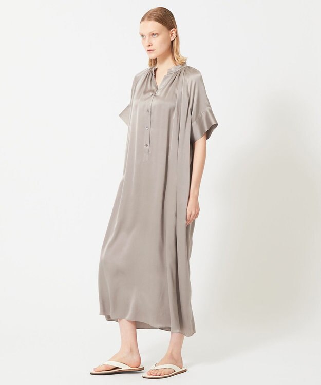 BEIGE， YEW / シャツワンピース Steel