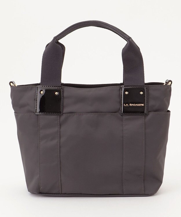 LA BAGAGERIE 2WAYナイロンミニトート ダークグレー