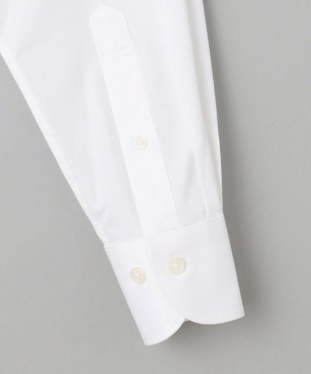 GOTAIRIKU 春夏向け【形態安定】SUMMERPREMIUMPLEATS_ボタンダウン 長袖ドレスシャツ ホワイト系