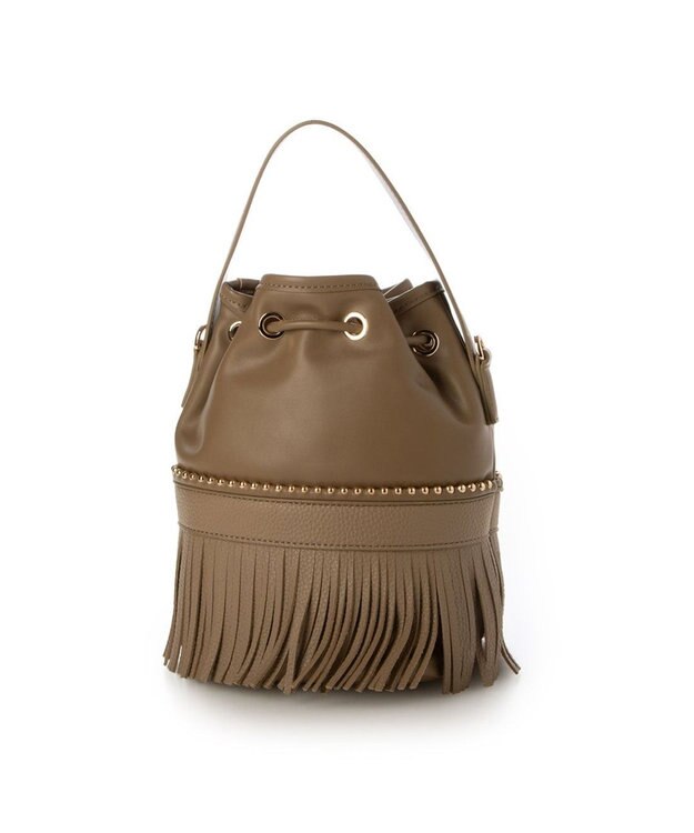 UNBILLION カシュカシュ cachecache / ボールチェーンポイントタッセルドロストショルダー オーク