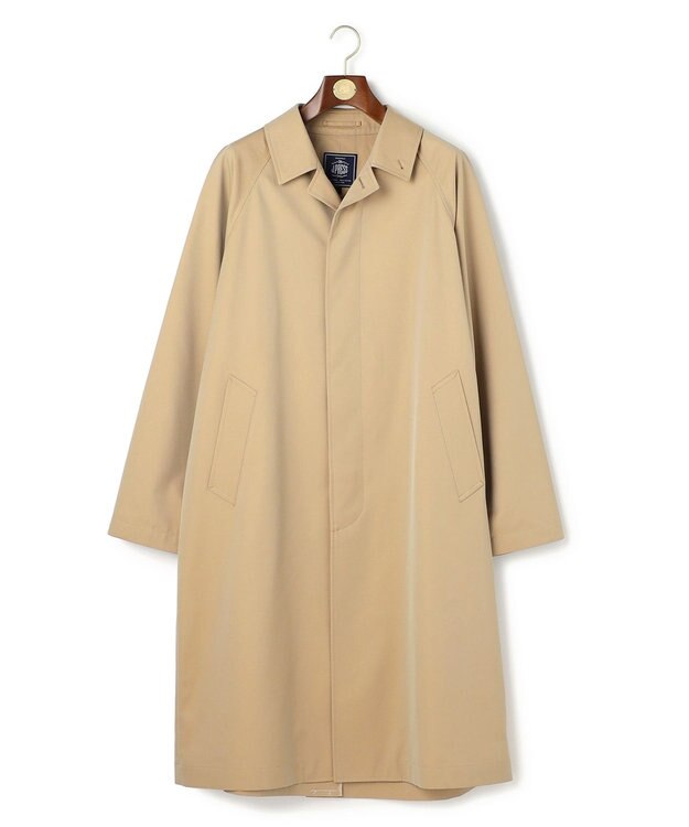 J.PRESS MEN 【J.PRESS ORIGINALS】【UNISEX】Cotton Like Polyester Balmacaan Coat ベージュ系