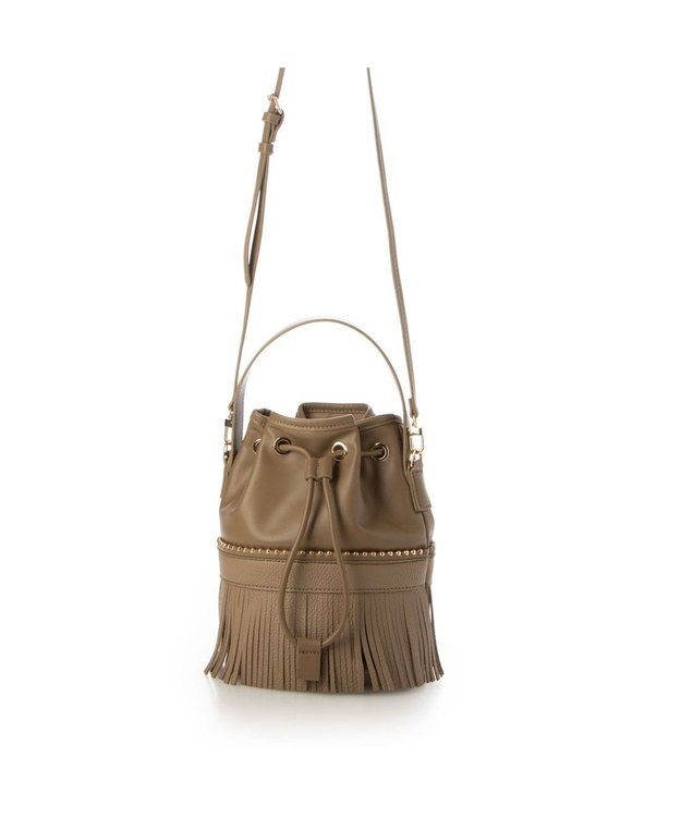 UNBILLION カシュカシュ cachecache / ボールチェーンポイントタッセルドロストショルダー オーク