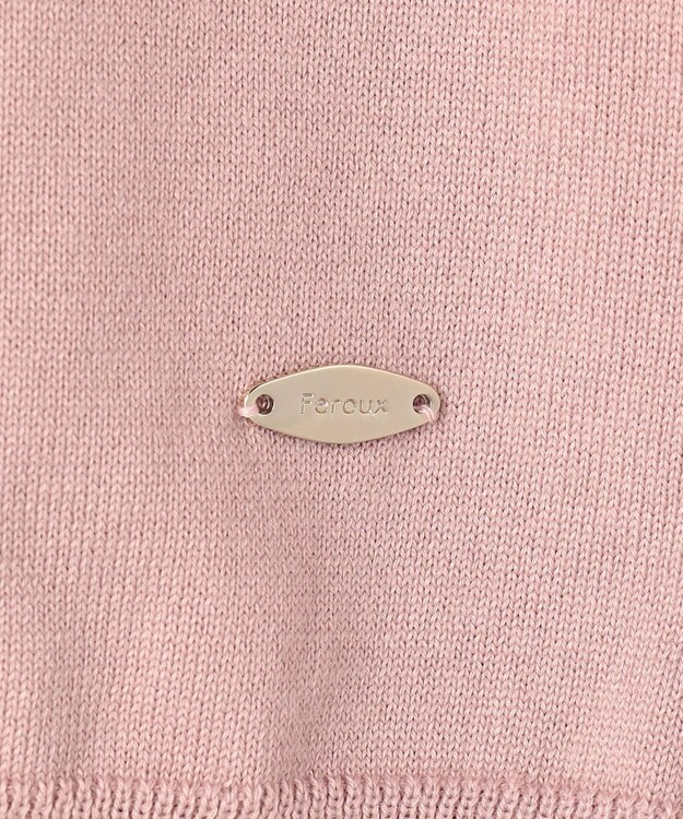 Feroux 【先行予約】美シルエットニット プルオーバー ピンク系