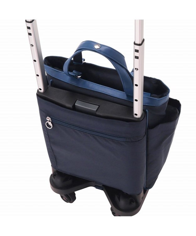 ACE BAGS & LUGGAGE soelte オートゥイユ お買い物キャリーバッグ 13L 機内持込 キャスターストッパー 36001 ソエルテ ネイビー
