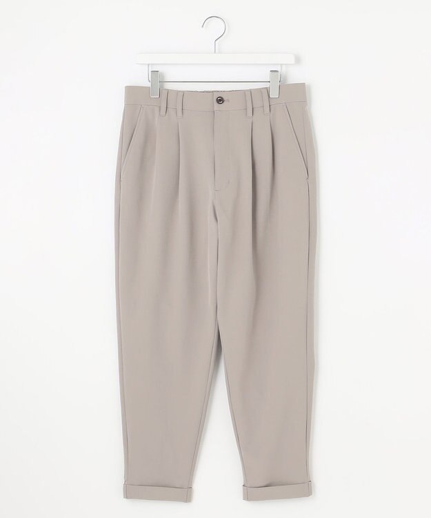 23区GOLF 【23Fondation/MEN】【ストレッチ】ツータックルーズ  テーパードパンツ ベージュ系