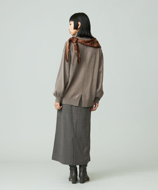 J.PRESS YORK STREET 【WOMEN】ANTI PILLING WOOL ロールネックニット ブラウン系