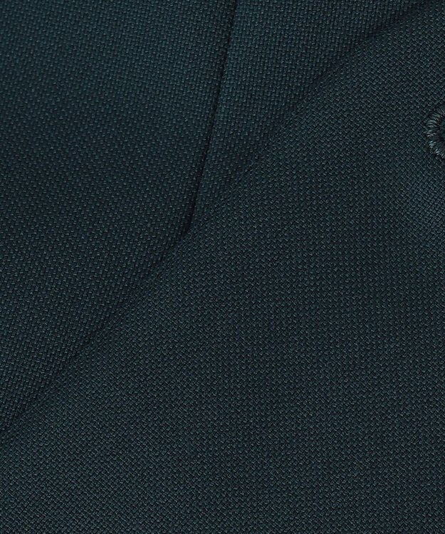 ICB 【洗える】 ウールマットウース ノーカラージレ パイングリーン系